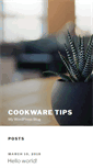 Mobile Screenshot of cookwaretips.com